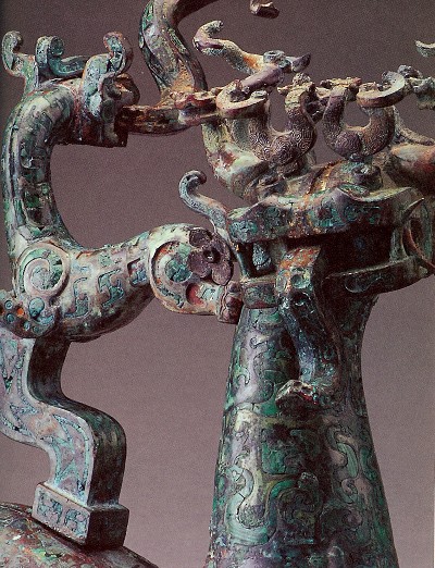 中国古代の緑松石象嵌青銅器 トルコ石と孔雀石 鉱物たちの庭