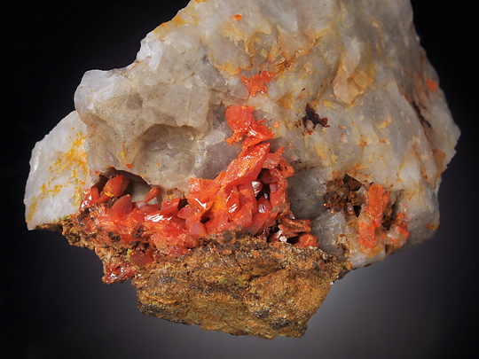 紅鉛鉱 Crocoite 鉱物たちの庭